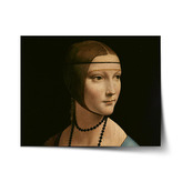 Plakát Dáma s hranostajem - Leonardo da Vinci: 60x40 cm