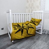 Dětské povlečení do postýlky ACDC Lebka: 100x135 / 40x60