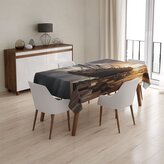 Ubrus Vrak lodi při západu slunce: 130x170 cm