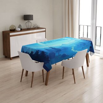 Ubrus FORTNITE Modré údolí s měsícem: 130x170 cm Ubrus FORTNITE Modré údolí s měsícem: 130x170 cm