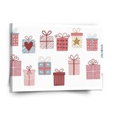 Obraz Růžové dárečky: 150x110 cm