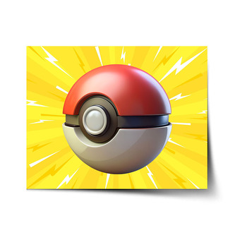 Plakát Pokemon ball Exploze: 60x40 cm