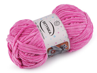 Pletací žinylková příze Betynka 100 g - 1 ks - 15 (356) růžová