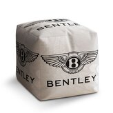 Taburet Cube Bentley na bílé: 40x40x40 cm