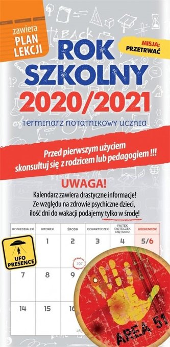 Kalendarz 2021 Ścienny notatnikowy ARTSEZON