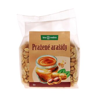 Arašídy loupané pražené 200 g BIO   BIO NEBIO