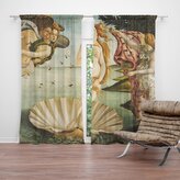 Závěs Zrození Venuše - Sandro Botticelli: 2ks 140x250cm