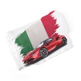 Deka Ferrari Italská vlajka: 150x120 cm