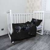 Dětské povlečení do postýlky BLACK PANTHER z profilu Vesmír: 100x135 / 40x60