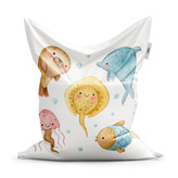 Sedací vak Podmořská parta: 150x100 cm