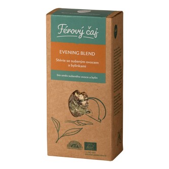Fairobchod Bio bylinný čaj s ovocem Večerní směs sypaný, 90 g