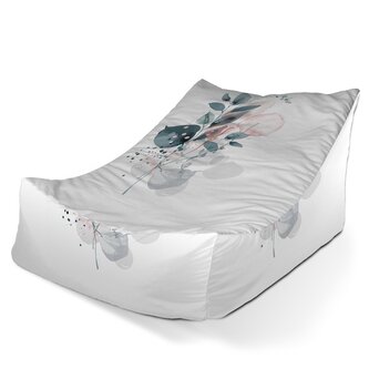 Dětský sedací vak Lounge Květinová abstrakce: 80 x 95 x 50 cm