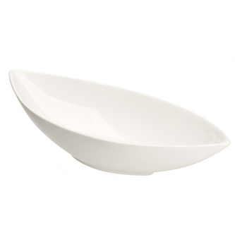 REGULAR NACZYNIE OWALNE 30 CM 680 ML PORCELANA KREMOWA NEW