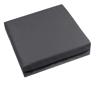 Sedák nepromokavý - šedá - 40x40x10 cm - potah na zip