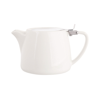 REGULAR CZAJNIK Z ZAPARZACZEM 580 ML PORCELANA KREMOWA W OPASCE NEW
