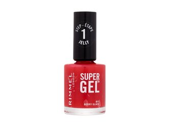 Rimmel London Super Gel Lak na nehty STEP1 12 ml 011 Berry Glace pro ženy