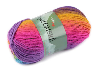 Pletací příze Nepál ombré 100 g - 1 ks - 12 (7410) multikolor