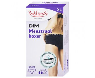Dámské kalhotky DIM menstruační černé (BU812420-094) XL