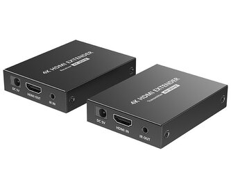 XtendLan CAT6 HDMI extender, vysílač+přijímač, 40m 4k/2k/1080p po jednom CAT6 kabelu, POC, přenos IR XtendLan CAT6 HDMI extender, vysílač+přijímač, 40m 4k/2k/1080p po jednom CAT6 kabelu, POC, přenos IR