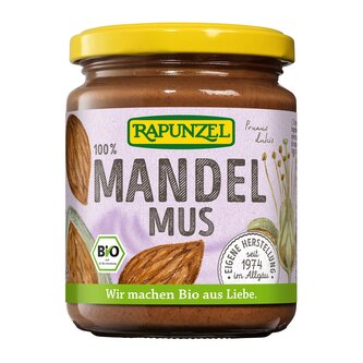 Pasta z pražených mandlí 100 % 250 g BIO   RAPUNZEL