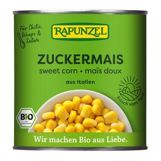 Kukuřice cukrová sterilovaná 340 g BIO   RAPUNZEL