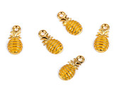 Přívěsek mini jahoda, ananas - 5 ks - 3 (79939) žlutá ananas