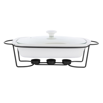 REGULAR NACZYNIE DO ZAPIEKANIA PROSTOKĄTNE 1,8 L NA PODGRZEWACZU W KOLORZE CZARNYM NEW