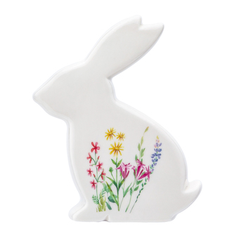 PRZEBUDZENIE NATURY FIGURKA PORCELANOWA ZAJĄC 13,5X2X15 CM