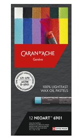 Pastely "Neoart 6901", 12 barev, CARAN D'ACHE 901.312