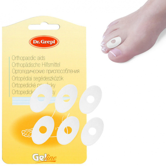 Chránič na otlaky Dr. Grepl ovál malý 6 ks - bílý, malá
