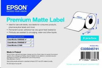 Epson label roll, normal paper, 102mm