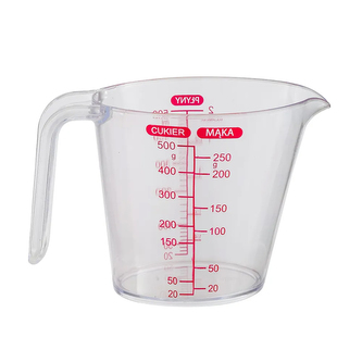 KUBEK Z MIARKĄ 0,5 L