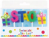 Świeczki pikery Sto latt 10 szt,  GoDan