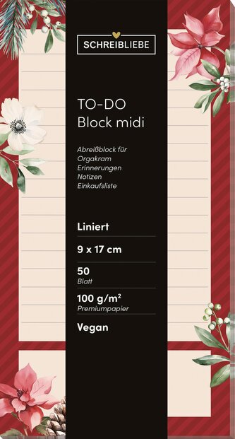 To-do-Block midi Weihnachten