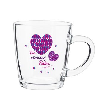 KUBEK Z DEKORACJĄ DZIEŃ BABCI 350ML (GIFT BOX)