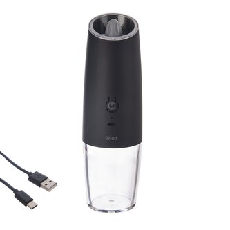 Akumulátorový mlýnek na koření s LED osvětlením