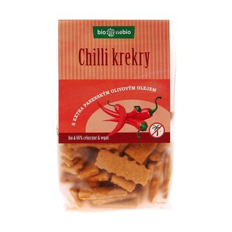 Krekry chilli se slunečnicovým olejem 130 g BIO   BIO NEBIO