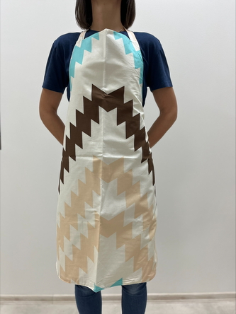 B.E.S. - Petrovice, s.r.o. Kuchyňská zástěra - vzor Diagram v bavlně