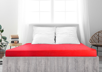 B.E.S. - Petrovice, s.r.o. Prostěradlo Froté PERFECT - Červená Rozměr: 140 - 160 x 200