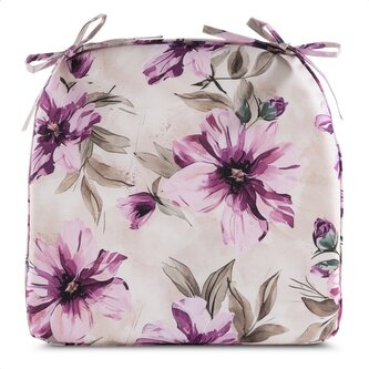 Zahradní podsedák na židli FLOWERS I. 40x38x4 cm Mybesthome