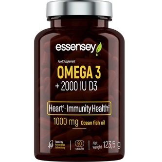 OMEGA 3 + D3 90 KAPSLÍ ESSENSEY