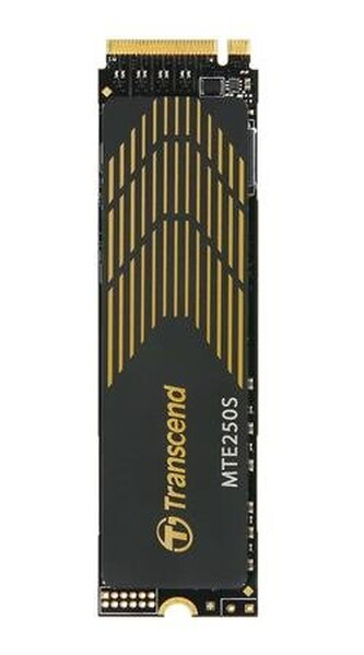 Transcend MTE250S 1TB SSD disk M.2 2280 with Heatsink, PCIe Gen4 x4 NVMe 1.4 (3D TLC), 7200MB/s R, 6200MB/s W
