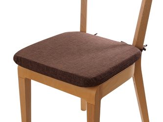 B.E.S. - Petrovice, s.r.o. Sedák 40 x 40 cm se šňůrkami - Hnědý