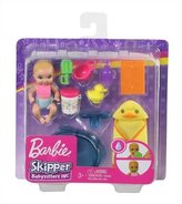 Barbie Lalka dziecko + akcesoria HBP34