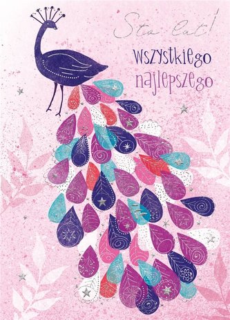 Karnet B6 Urodziny - Paw