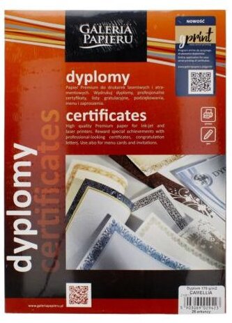 Dyplom A4 Camellia 170g op. 25 ark., Galeria Papieru