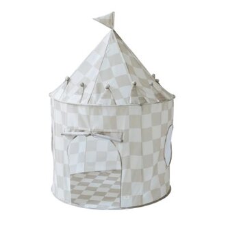 3 SPROUTS Dětský Stan Recycled Checkerboard/Beige 3 SPROUTS Dětský Stan Recycled Checkerboard/Beige