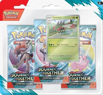 Pokémon TCG: Scarlet & Violet 09 Journey Together - 3 Blister Booster