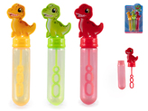 Bublifuk 15cm s dinosaurem 3ks na kartě