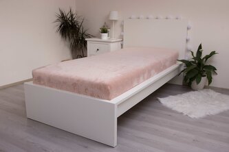 Jerry Fabrics s. r. o. Prostěradlo mikroflanel kávové Rozměr: 90 x 200